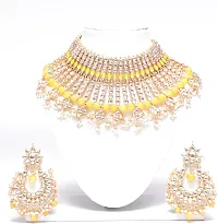 Stylish Golden Jewellery Set For Women-thumb2