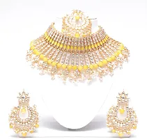 Stylish Golden Jewellery Set For Women-thumb1