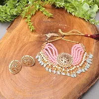 Trendy Women kundan necklace set-thumb1