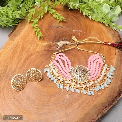 Trendy Women kundan necklace set-thumb2