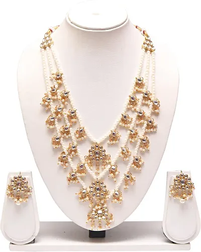 Traditional Alloy Multilayer Necklace Set