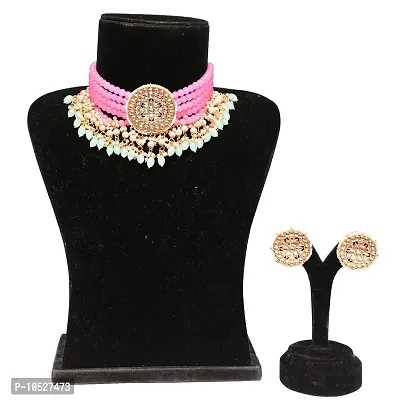 Trendy Women kundan necklace set