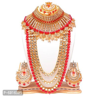 Wedding Bridal Kundan Jewellery Set For Women-thumb0