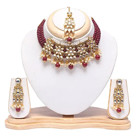 Trendy Alloy Kundan Jewellery Set For Women