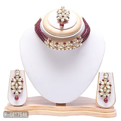 Trendy Alloy Kundan Jewellery Set For Women-thumb0