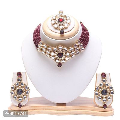 Trendy Alloy Kundan Jewellery Set For Women-thumb0