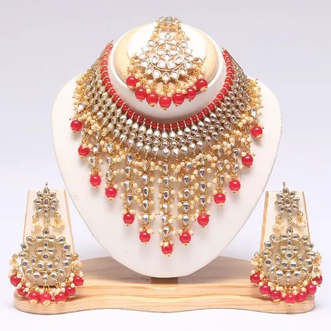 Wedding Bridal Kundan Jewellery Set For Women