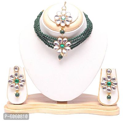 Wedding Bridal Kundan Jewellery Set For Women-thumb0