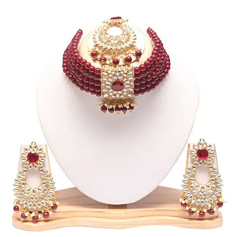 Partywear Kundan Jewelry Set for Women