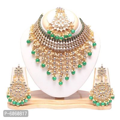 Wedding Bridal Kundan Jewellery Set For Women-thumb0