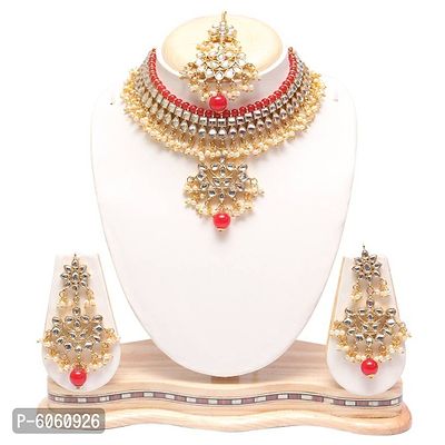 Wedding Bridal Kundan Jewellery Set For Women-thumb0