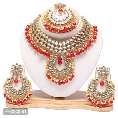 Wedding Bridal Kundan Jewellery Set For Women-thumb0
