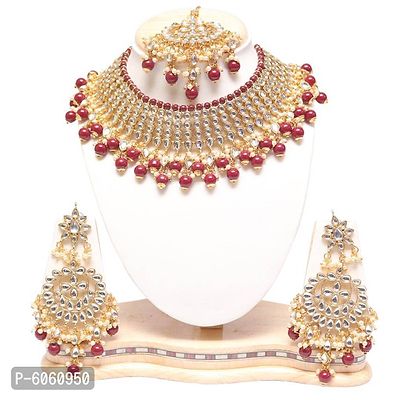 Wedding Bridal Kundan Jewellery Set For Women-thumb0