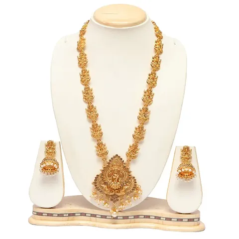 Laxmi Temple Jewellery Set For Women