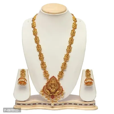 Laxmi Temple Jewellery Set For Women
