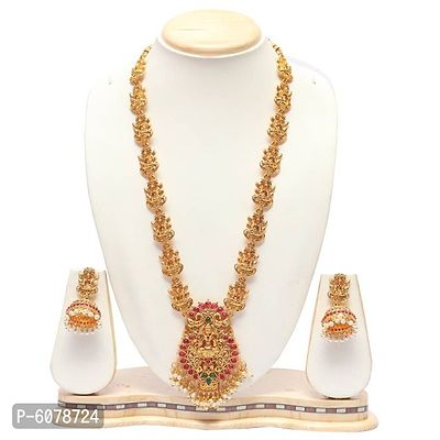 Laxmi Temple Jewellery Set For Women