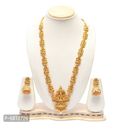 Laxmi Temple Jewellery Set For Women