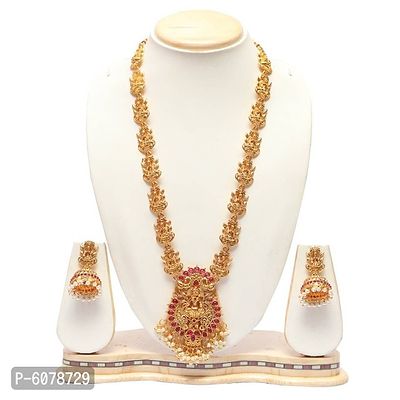 Laxmi Temple Jewellery Set For Women