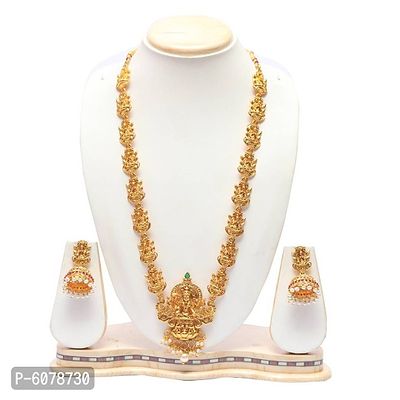 Laxmi Temple Jewellery Set For Women