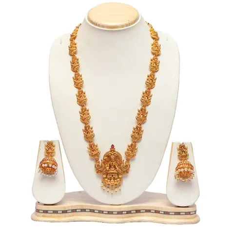 Laxmi Temple Jewellery Set For Women