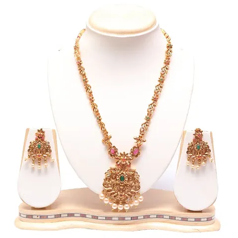 South Indian Alloy Jewellery Necklace Sets For Women
