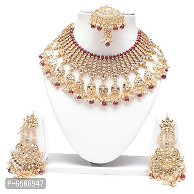 kundan and pearl necklace set