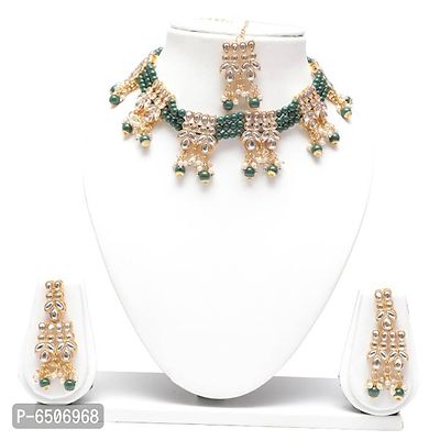 kundan and pearl necklace set