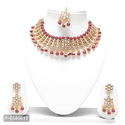 Kundan Necklace Jewellery Set-thumb0