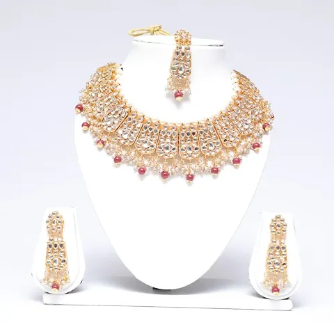 Kundan Necklace Jewellery Set