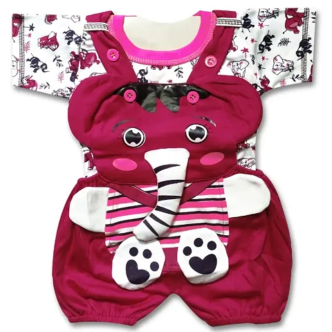 Stylish Blend Dungaree Set For Kids