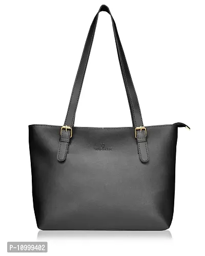 Warbler Handbag For Women's And Girl's | Ladies Purse Faux Leather Handbag | Woman Gifts | Travel Purse Handbag Black RRC-0009-BK