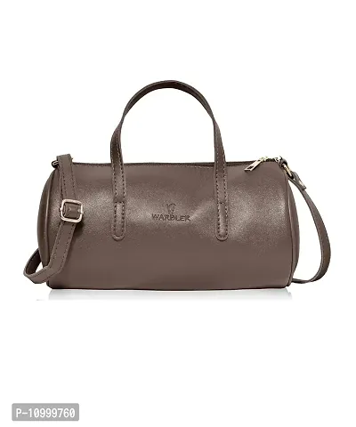 Warbler Handbag For Women's And Girl's | Ladies Purse Faux Leather Handbag | Woman Gifts | Travel Purse Handbag Brown RRC-0007-BN