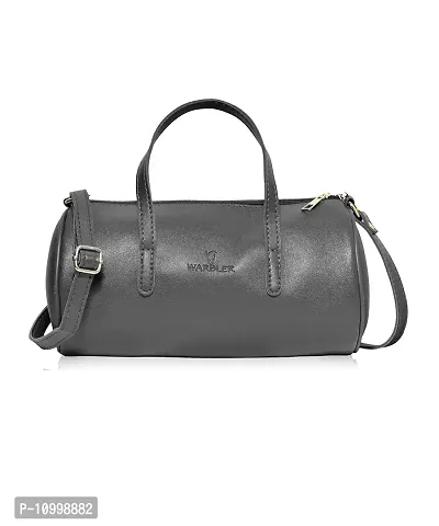Warbler Handbag For Women's And Girl's | Ladies Purse Faux Leather Handbag | Woman Gifts | Travel Purse Handbag Black RRC-0007-BK