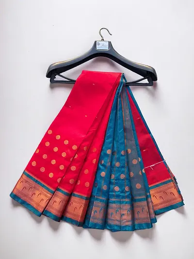 Classic Art Silk Saree With Blouse Piece