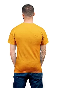 THE ELEGANT FASHION Men`s 100% Cotton Half Sleeve Plain Round Neck Men's Plain Solid Regular Fit Pure Cotton Casual Wear T-Shirt Wear Solid Regular Fit Cotton T-Shirt-thumb2