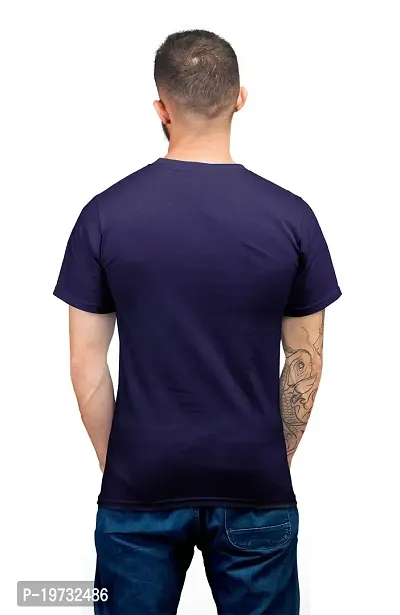 THE ELEGANT FASHION Mens 100% Cotton Round Neck Half Sleeves T Shirt For Boys ,Mens Attitude, Trending, Quotes Tshirts Half Sleeve Round Neck Regular Fit For Office, Gym Only God Can Judge Me Printed T-Shirt-thumb2