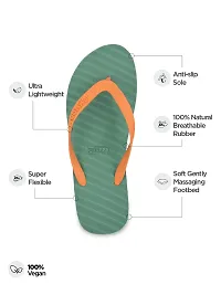 CHUPPS Women/Girl's Banana Leaf Natural Rubber Flip Flops Slippers, Comfortable  Ultra-Light, Waterproof, Odour-Free, Non-Slip Thong-thumb4