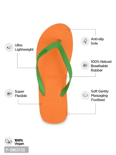 CHUPPS Men's/Boys Banana Leaf Natural Rubber Flip Flops Slippers, Comfortable  Ultra-Light, Waterproof, Odour-Free, Non-Slip Thong-thumb5