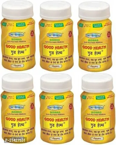 Dr. Biswas Ayurvedic Good Health - 50 Capsules, Pack of 6