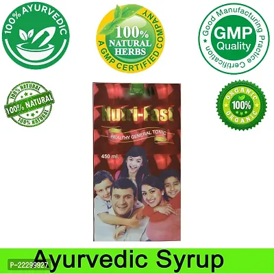 DR BISWAS Dr.Biswas Nutri-Fast Ayurvedic 450ml Syrup For General Wellness  (Pack of 1)-thumb0