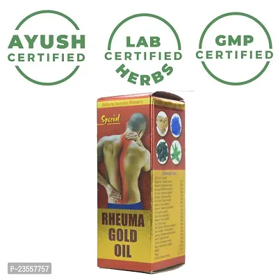 BAIDYARAJ AYURVEDIC BHAWAN RHEUMA GOLD OIL FOR RHEUMATIC PROBLEM CARE PACK OF 2-thumb2