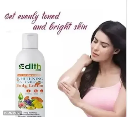 Natural Edith Vitamin C Whitening Cream On Spf50+ Skin Lighten  Brightening Body Lotion Cream Pack Of 1-thumb0