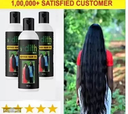 Adivasi Hair Oil- For Women And Men For Shiny Hair Long - Dandruff Control - Hair Loss Control - Long Hair - Hair Regrowth Hair Oil With Goodness Of And Loki, Oil Hair, Adiwasi Hair Oil ( Ayurvedic) Pack Of 1, Capacity- 300ML