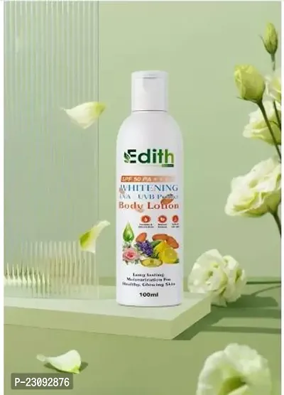 Natural Edith Vitamin C Whitening Cream On Spf50+ Skin Lighten  Brightening Body Lotion Cream Pack Of 2