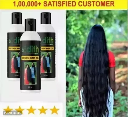 Adivasi Hair Oil- For Women And Men For Shiny Hair Long - Dandruff Control - Hair Loss Control - Long Hair - Hair Regrowth Hair Oil With Goodness Of And Loki, Oil Hair, Adiwasi Hair Oil ( Ayurvedic) Pack Of 1, Capacity- 300ML