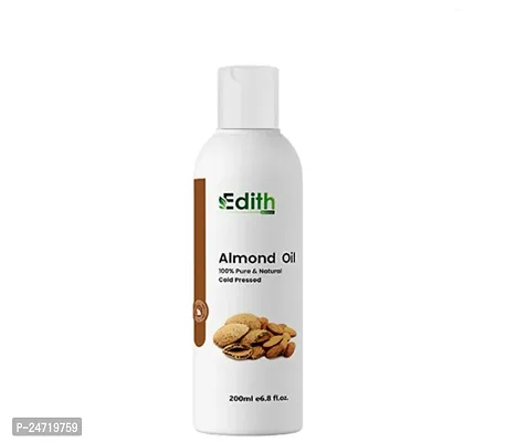 Edith Naturals Raughan-e-Badam Shireen | 100% Pure  Natural Sweet Almond Oil Hair Oil-200 ml-thumb0