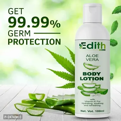 Edith Naturals Aloe Vera Skin Whitening  Brightening Hand  Body Lotion SPF - 15+-200 ml-thumb0