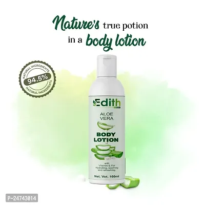 Edith Naturals Aloe Vera Skin Whitening  Brightening Hand  Body Lotion SPF - 15+-200 ml-thumb0