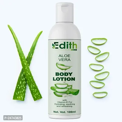 Edith Naturals Aloe Vera Skin Whitening  Brightening Hand  Body Lotion SPF - 15+-200 ml-thumb0