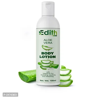 Edith Naturals Aloe Vera Skin Whitening  Brightening Hand  Body Lotion SPF - 15+-200 ml-thumb0